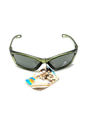 Personal Optics 20873 Green Lens Geometric Wraparound Men's Fashion Sunglasses